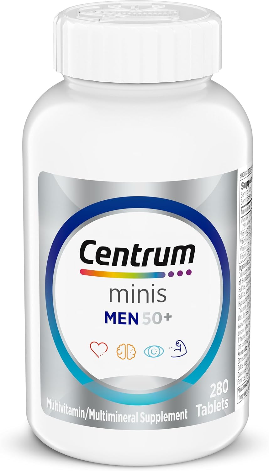 Centrum Minis Silver Multivitamin for Men 50 Plus, 280 Tablets - görsel 1