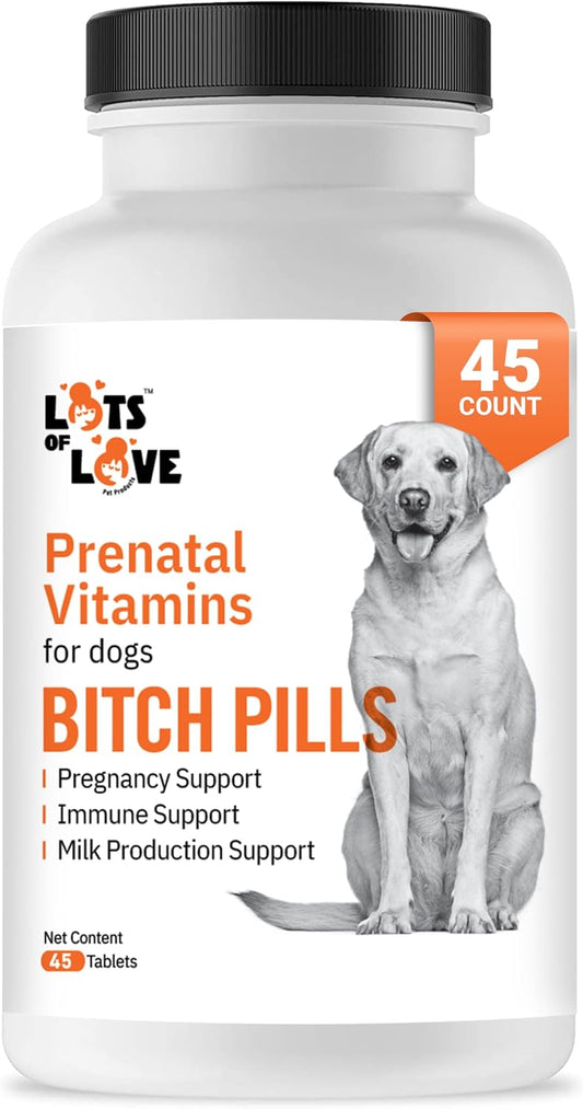 Bitch Pills - Prenatal Dog Vitamins - 45 Tablets