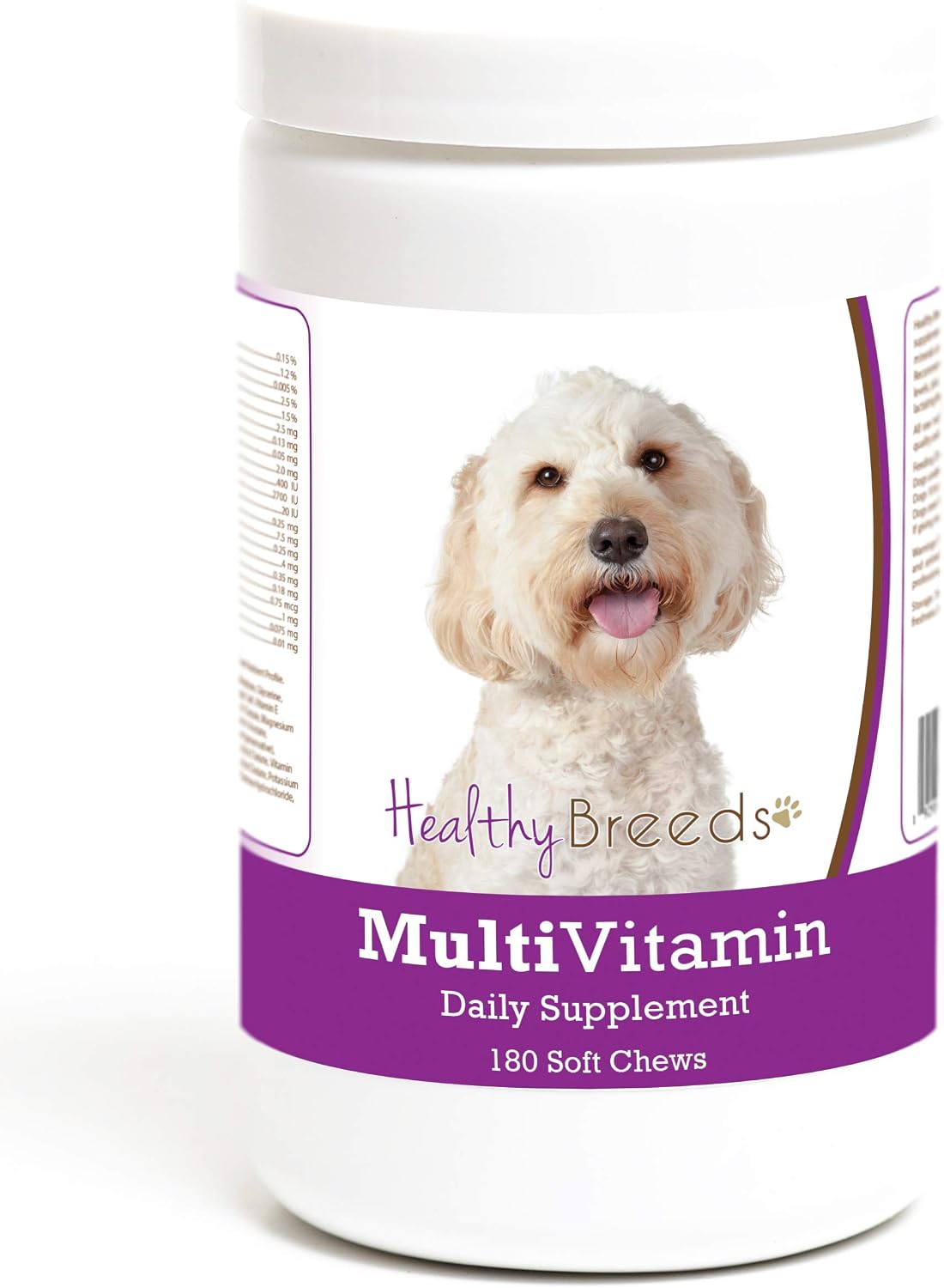 Healthy Breeds Labradoodle Multivitamin Soft Chew for Dogs 180 Count - görsel 1
