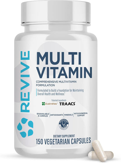 Revive MD Multivitamin Food Supplement for Men & Women (150 Capsules, 30-Day Supply)