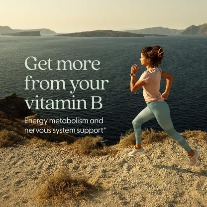 New Chapter Fermented Coenzyme B Complex - Advanced B Vitamin Supplement with Organic Turmeric & Maca, 90 Tablets
