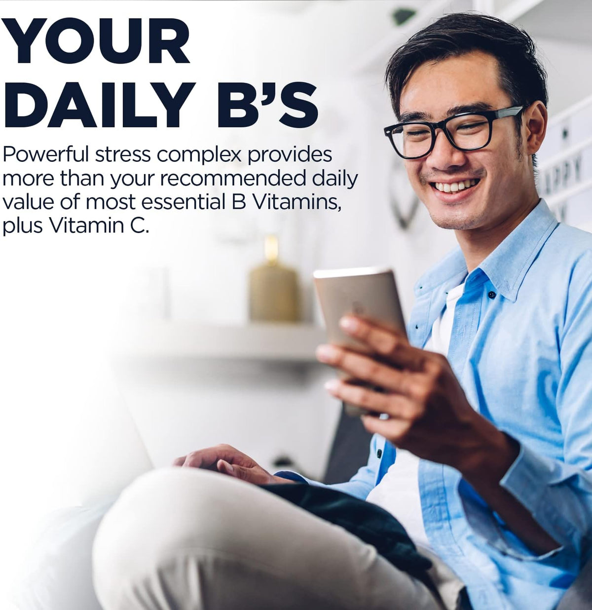 KAL Stress B Complex – B Vitamin Supplement for Energy, Stress and Immune Support - görsel 5