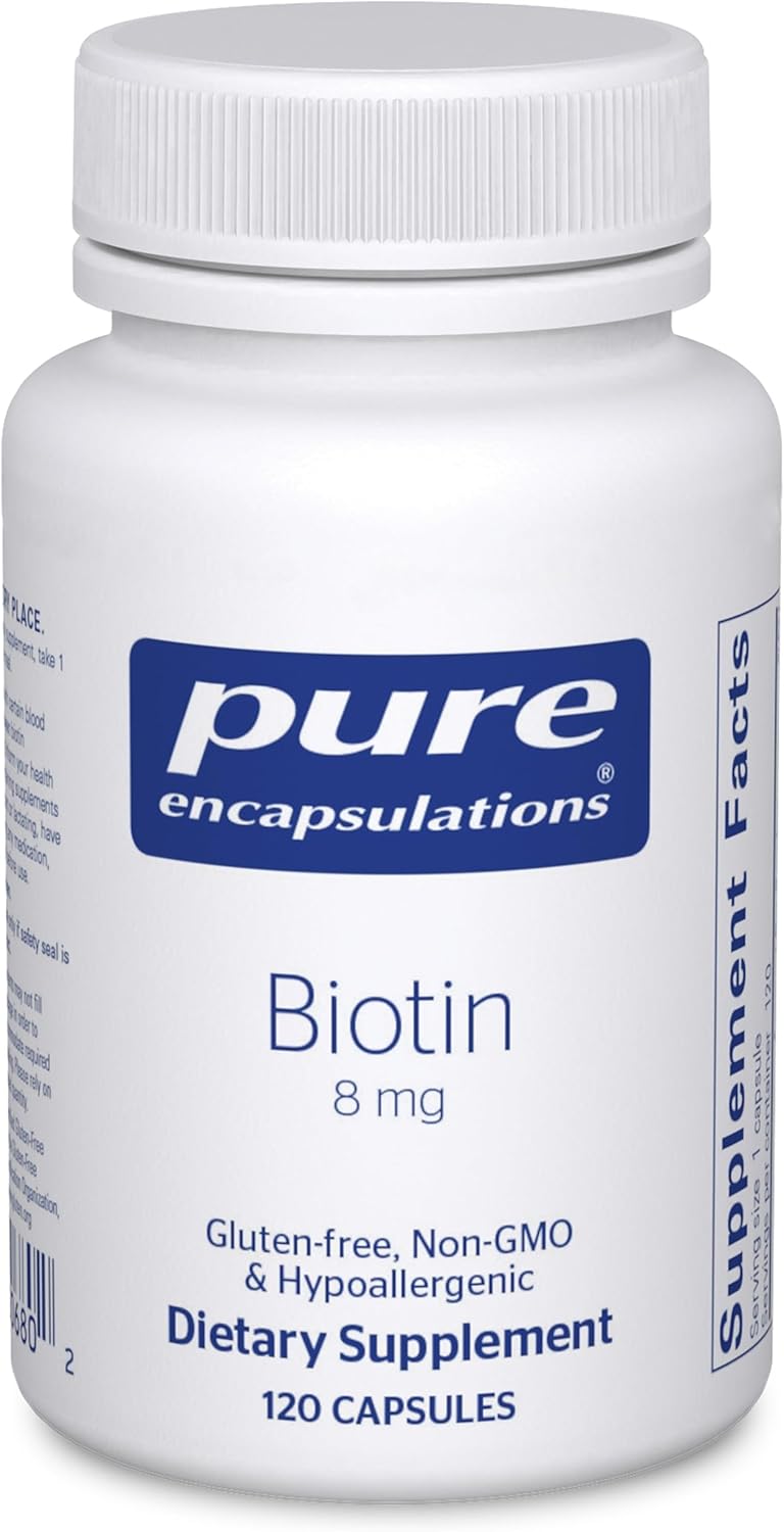 Pure Encapsulations Biotin 8 mg – 60 Capsules - görsel 8