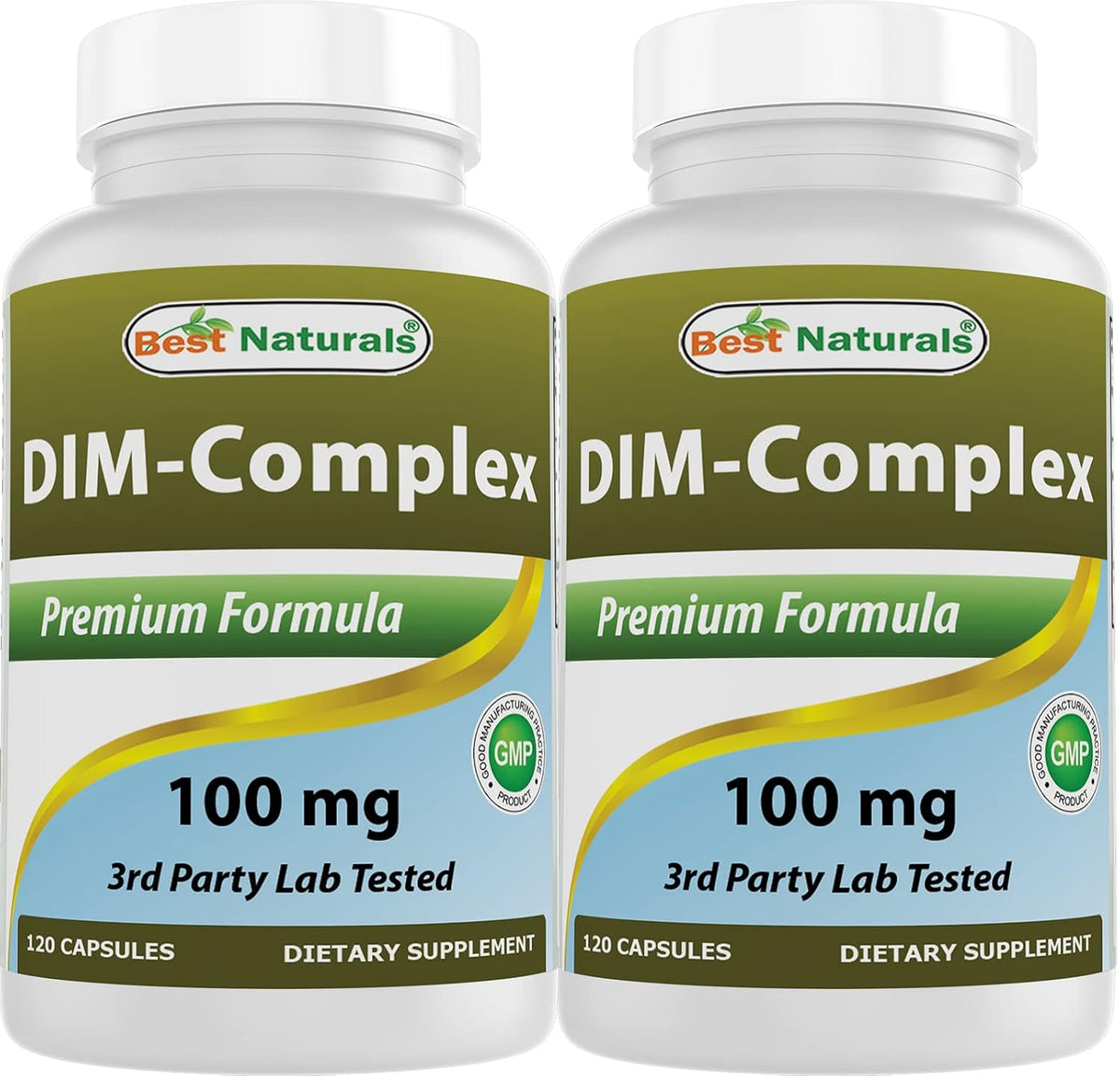 Best Naturals DIM Complex 100 mg - 120 Capsules (Pack of 3) - görsel 9