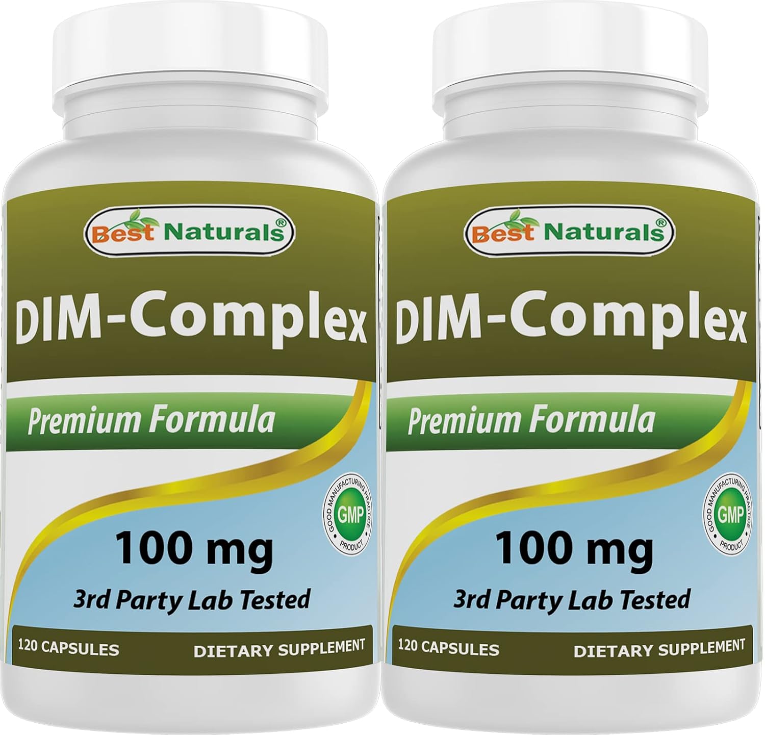Best Naturals DIM Complex 100 mg - 120 Capsules (Pack of 3) - görsel 9