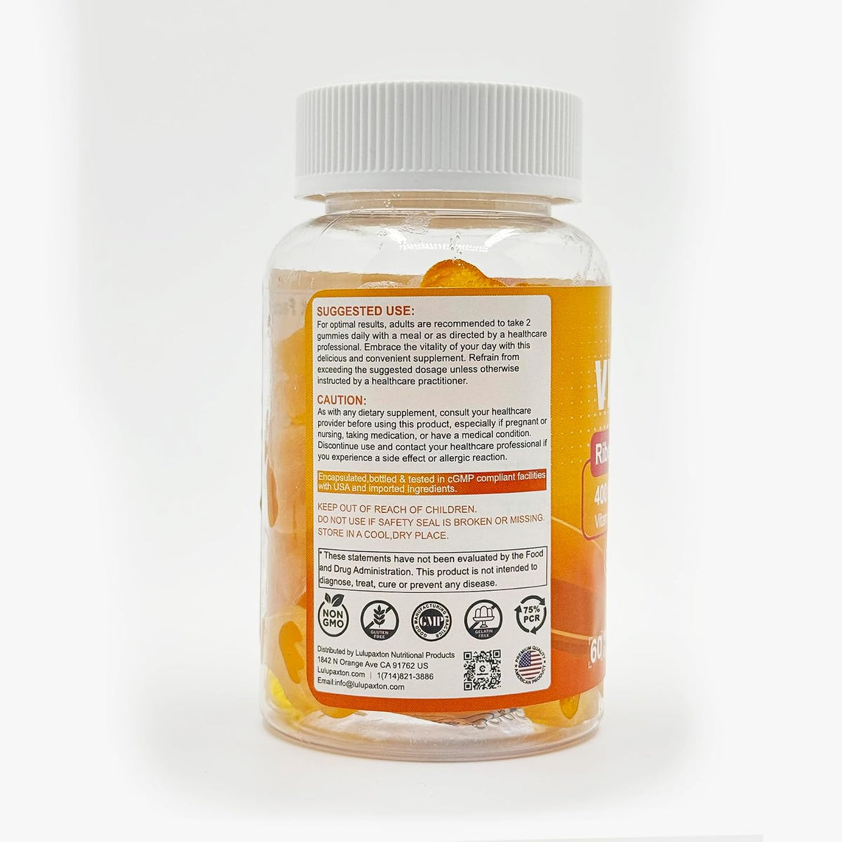 Vitamin B2 Gummies | Riboflavin 400mg with Magnesium and CoQ10 | Sugar-Free, Vegan, Strawberry Flavour, 60 Gummies - görsel 5