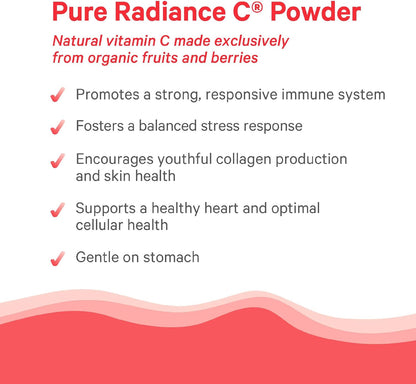 Pure Radiance C - Organic Vitamin C Capsules - Whole Food, Non-GM, 90 Capsules