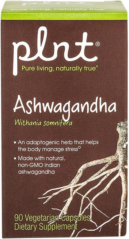 plnt Ashwagandha - 380mg per serving (90 Vegetarian Capsules)