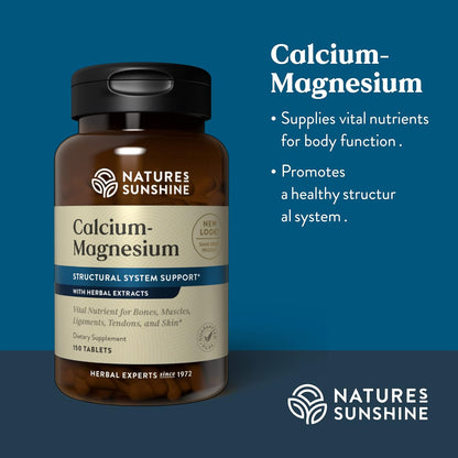 Nature's Sunshine Calcium-Magnesium SynerPro, 150 Tablets