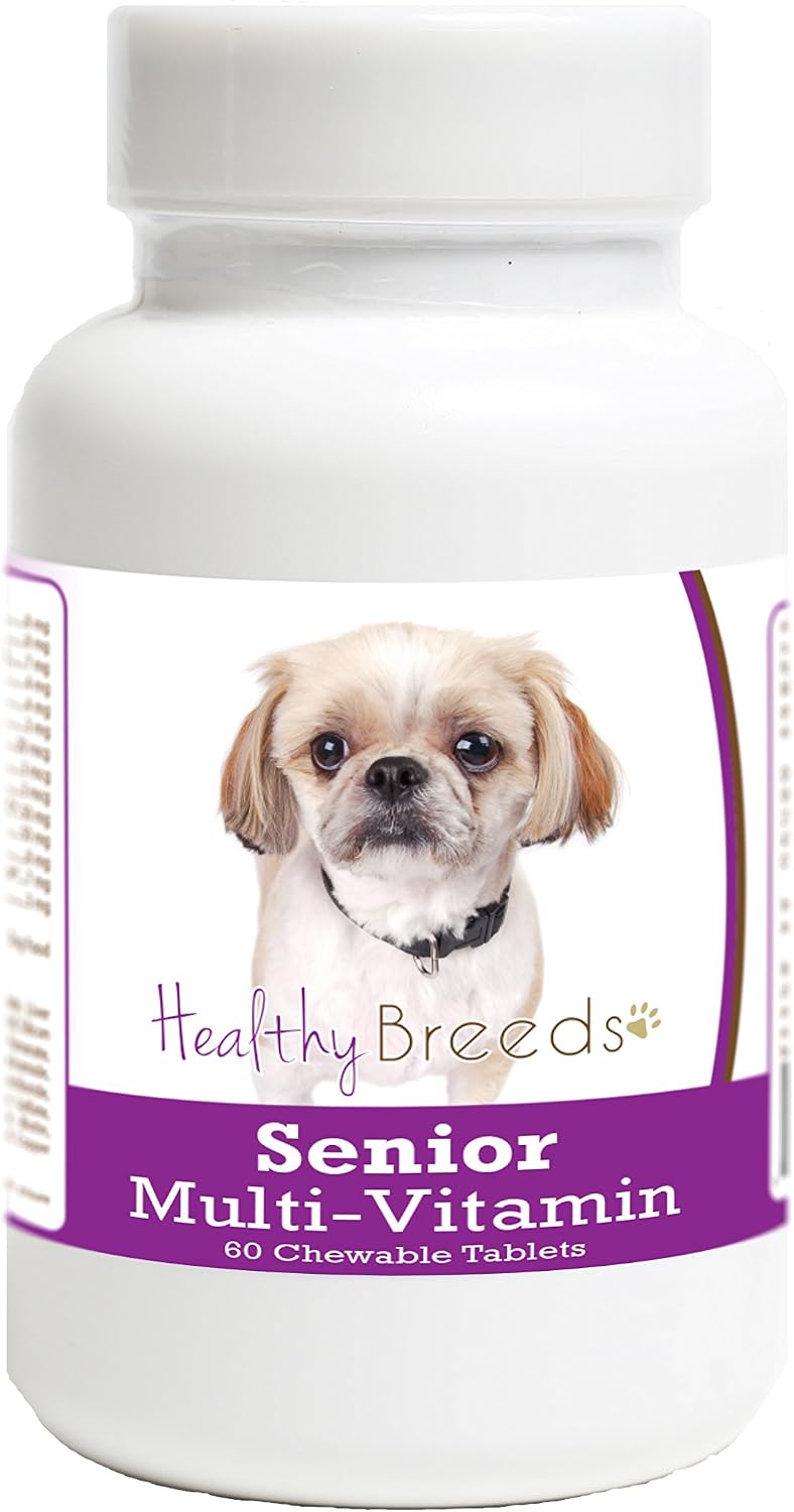 Healthy Breeds Peekapoo Senior Dog Multivitamin Tablets, 60 Count - görsel 1