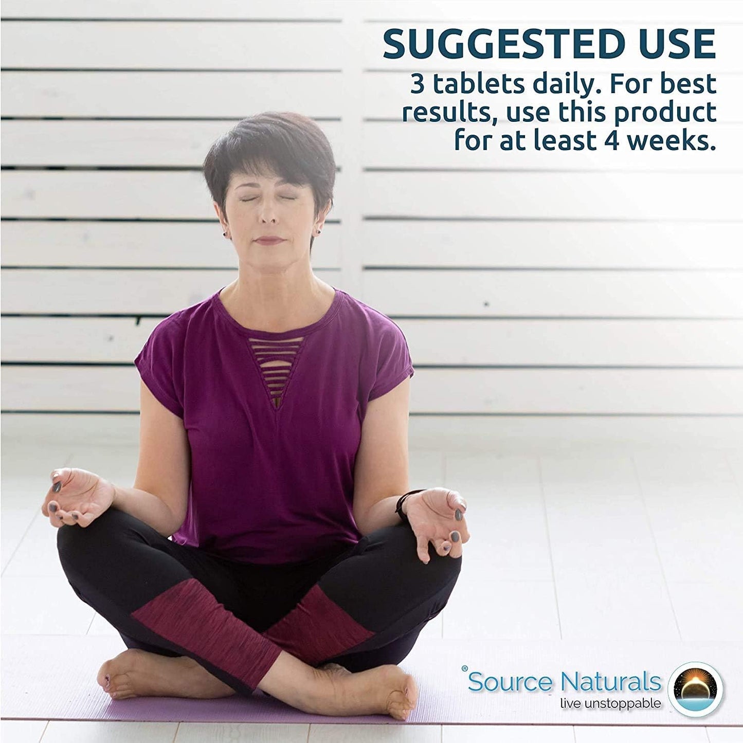 Source Naturals Hot Flush - Helps Reduce Hot Flushes Associated with Menopause - Non-GM Soy - 45 Tablets - görsel 7