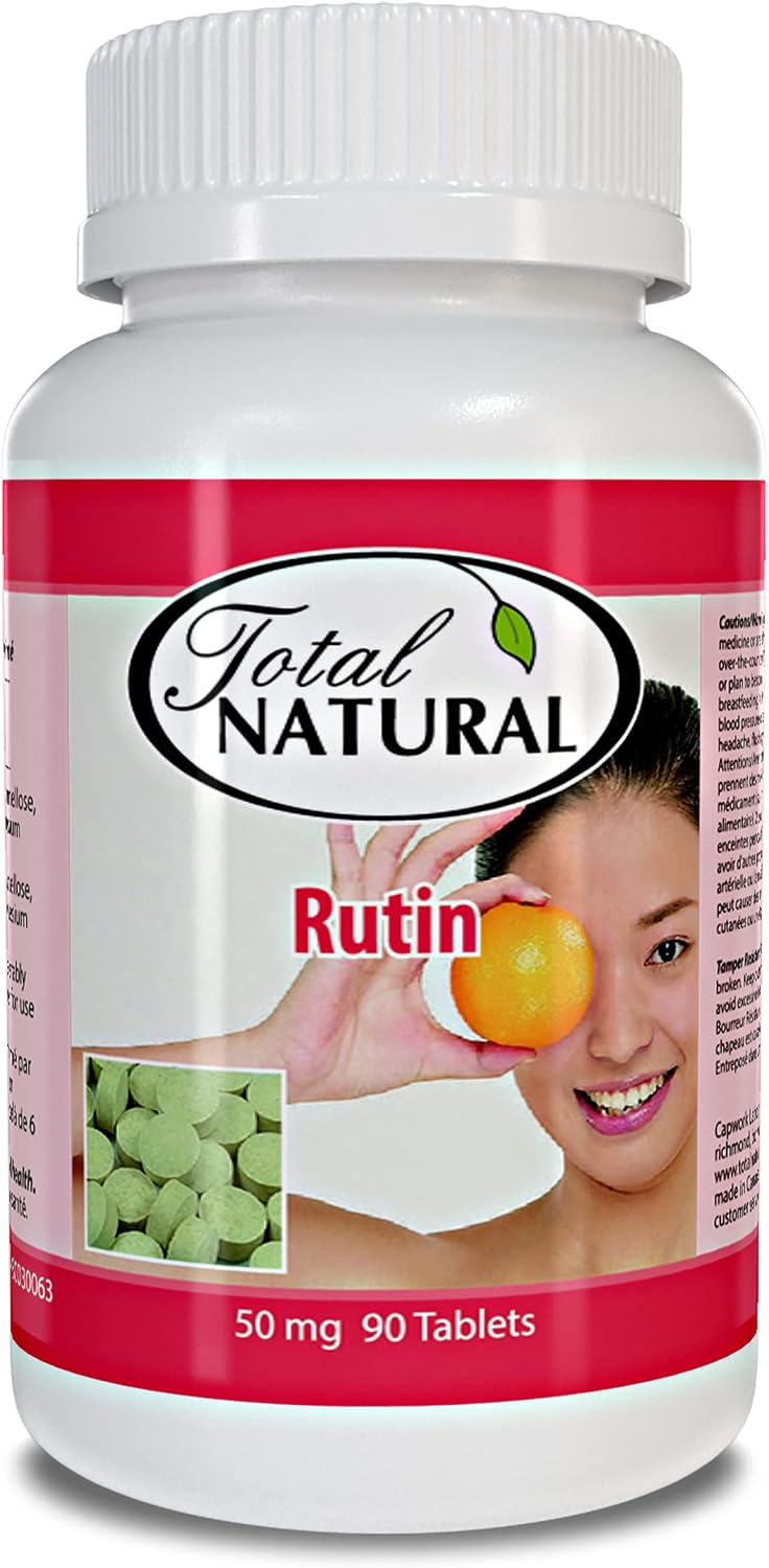 Total Natural Rutin 50mg 90 Tablets - görsel 1