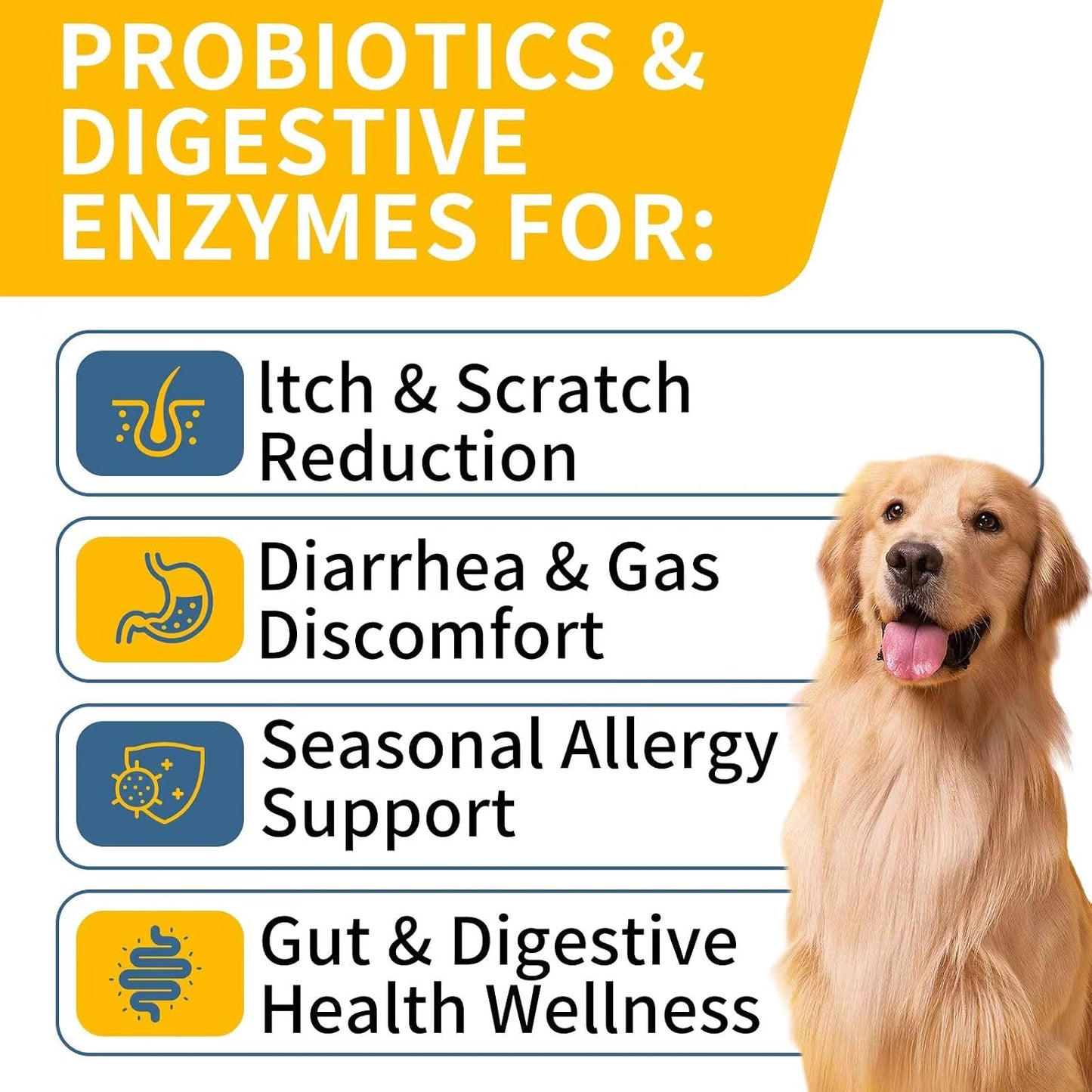 WONTECHMI Probiotics for Dogs – Chicken Flavour (120 Chews) - görsel 2