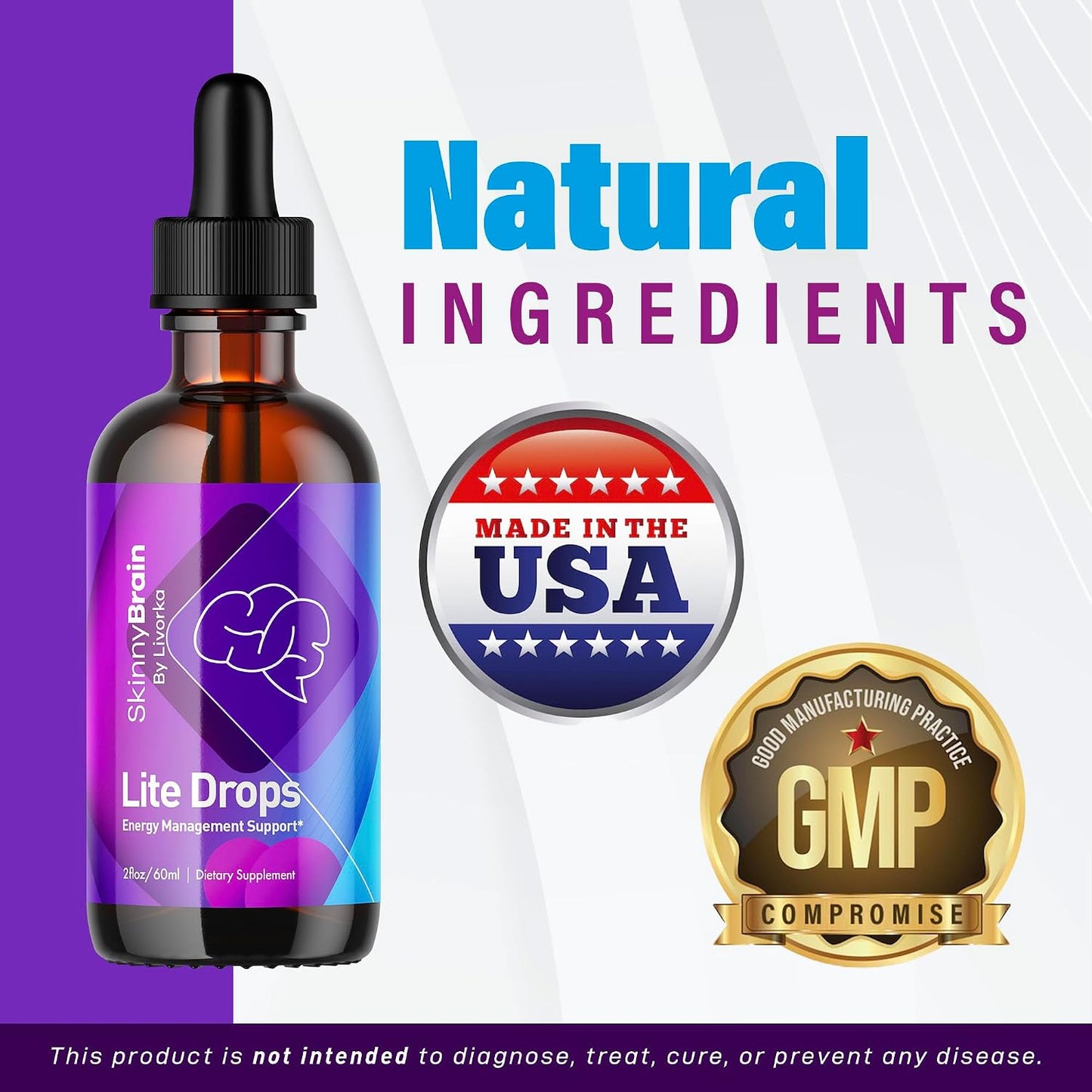 (2 Pack) Skinny Brain Liquid Drops, Skinny Brain Mineral Drops – 2 Bottles for 60 Days - görsel 4
