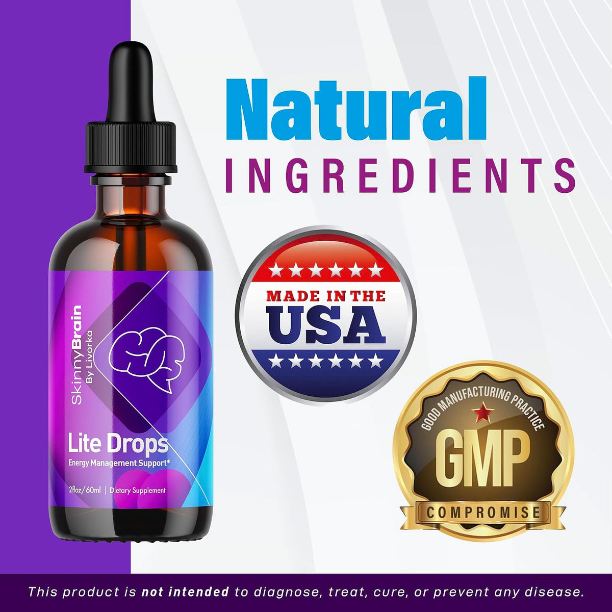 (2 Pack) Skinny Brain Liquid Drops, Skinny Brain Mineral Drops – 2 Bottles for 60 Days - görsel 4