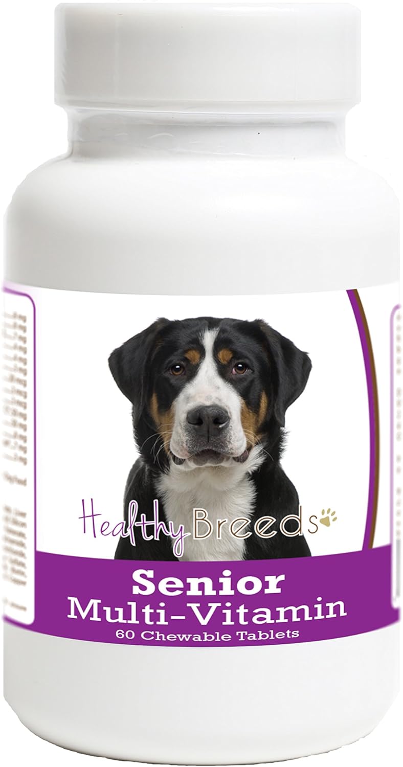 Healthy Breeds Greater Swiss Mountain Dog Senior Dog Multivitamin Tablets (60 Tablets) - görsel 1