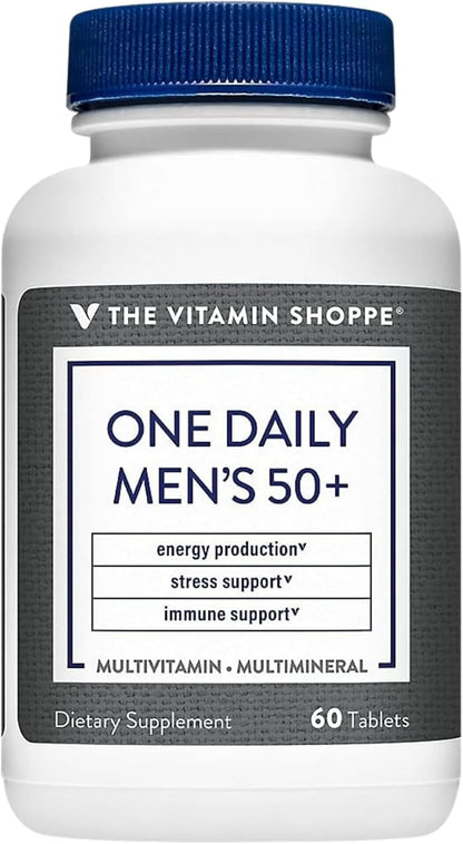 The Vitamin Shoppe One Daily Men's 50+ Multivitamin, 60 Tablets