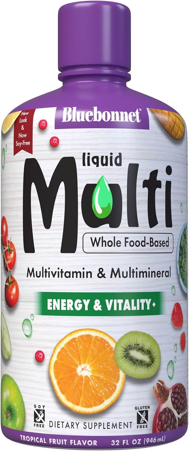 Bluebonnet Nutrition Liquid Super Earth MultiNutrient Formula – 950 ml, Tropical Fruit Flavour - görsel 1