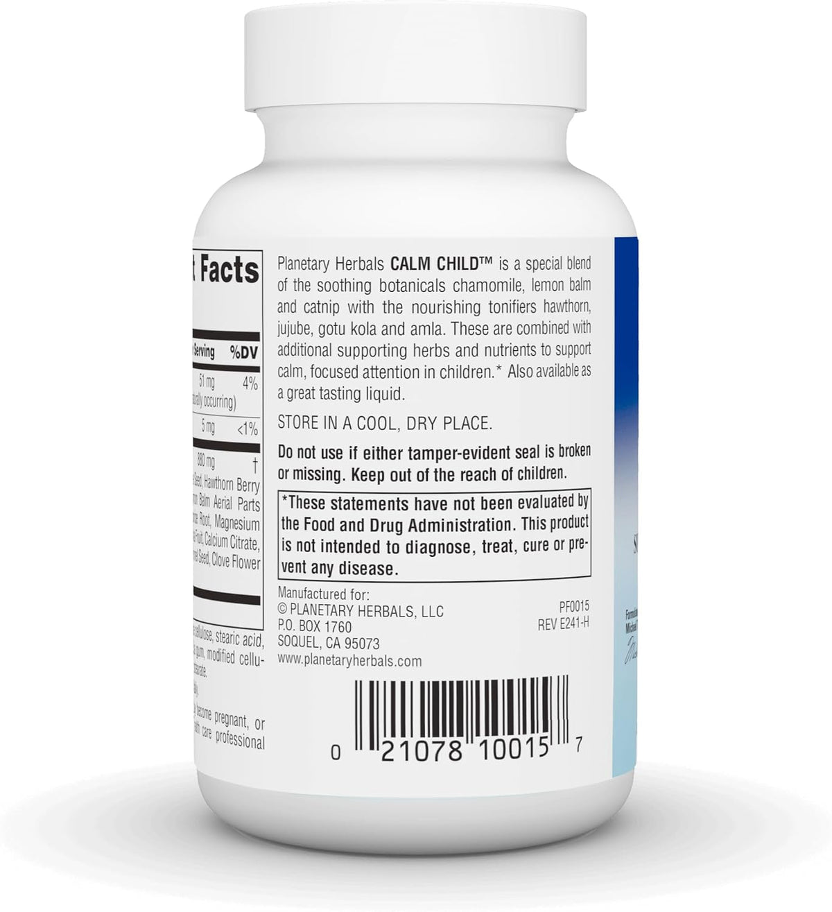 Planetary Herbals Calm Child for Active Children - 72 Tablets - görsel 3