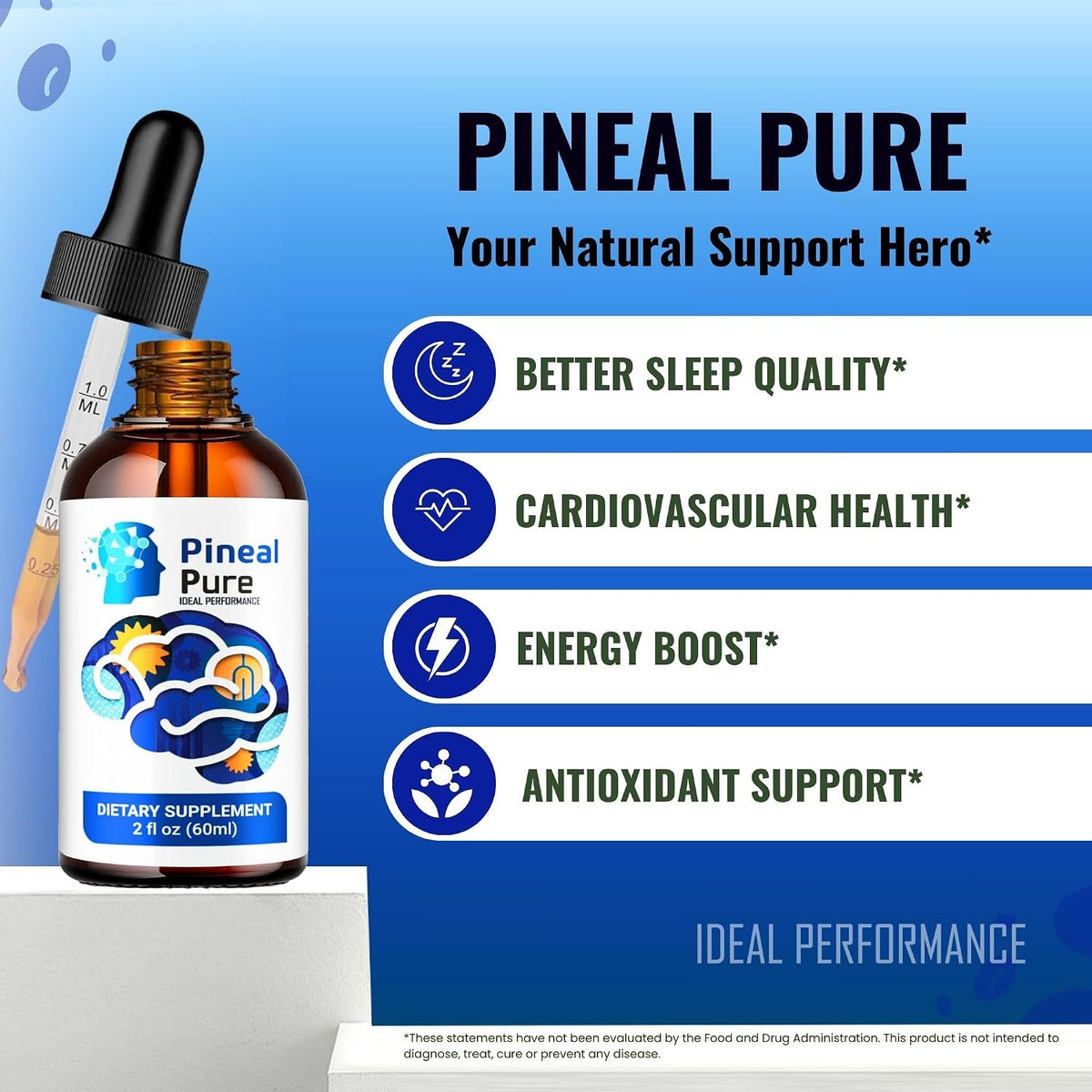 Pineal Pure Drops - Cognitive Wellness Support (Pack of 3) - görsel 4