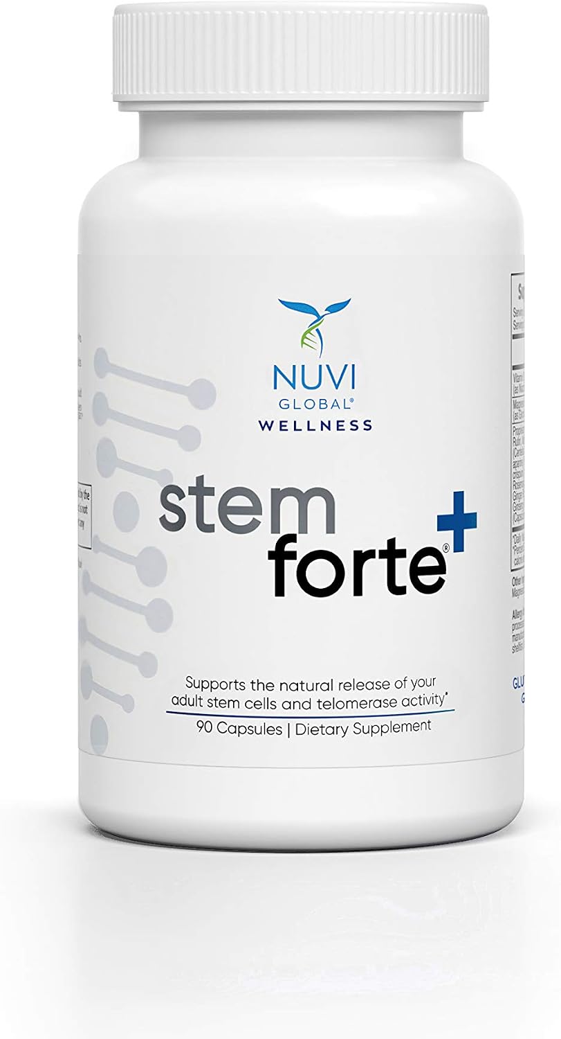 NuVi Global Stemforte Plus – Stem Cell and Telomere Supplement – 90 Capsules - görsel 1