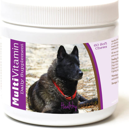 Healthy Breeds Norwegian Elkhound Multivitamin Soft Chews - 60 Count