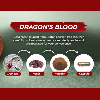 Vital Planet Dragon's Blood Resin Extract – 500mg, 60 Capsules