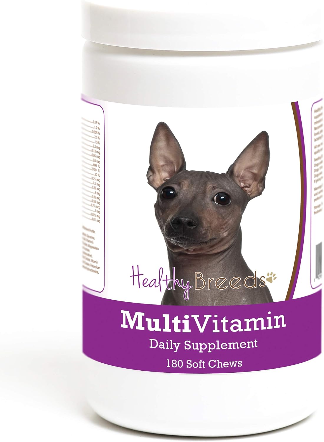 Healthy Breeds American Hairless Terrier Multivitamin Soft Chews for Dogs - 180 Chews - görsel 1