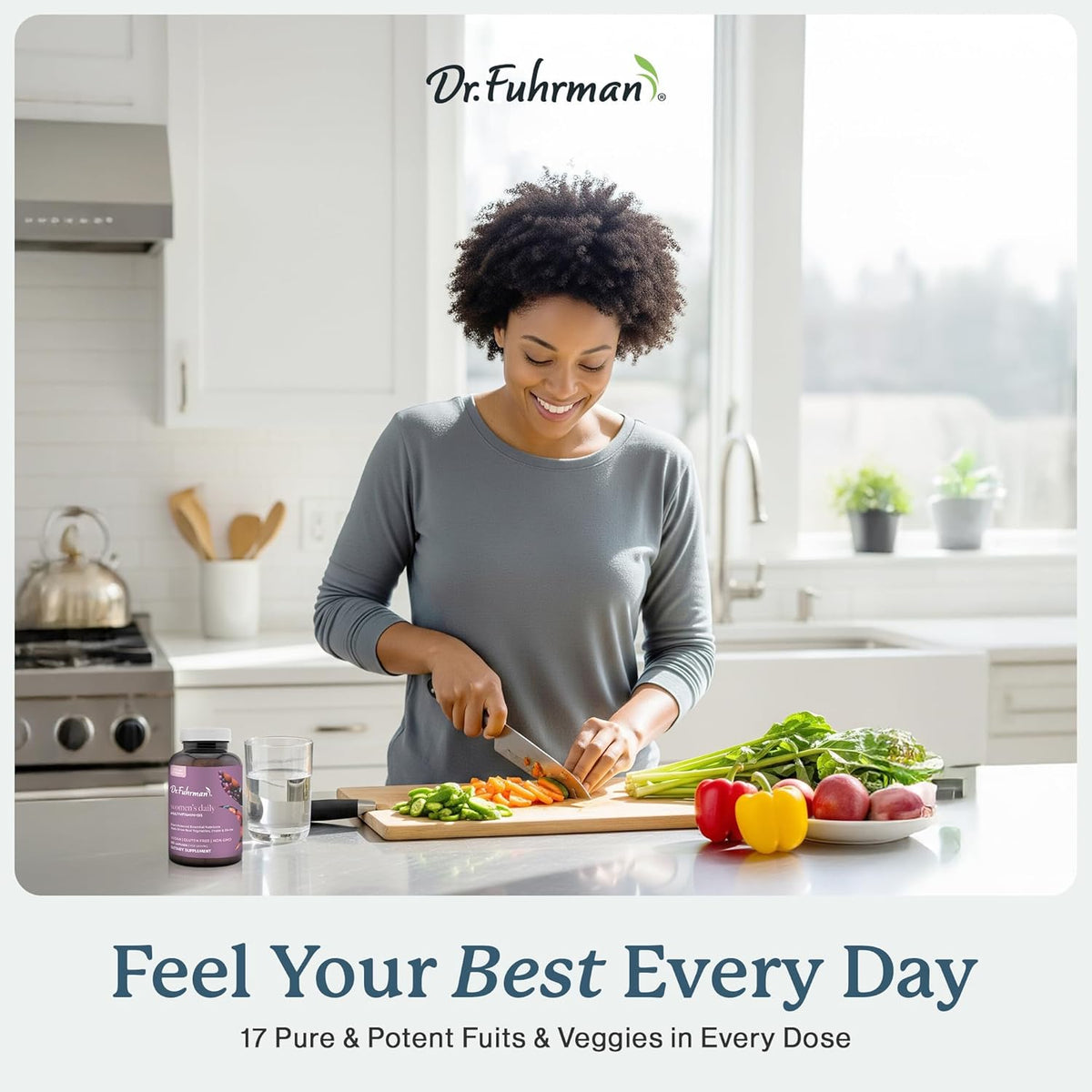 Dr. Fuhrman Women's Multivitamin - Whole – Immune support: Vitamin D3 and zinc contribute to the normal function – Image 6