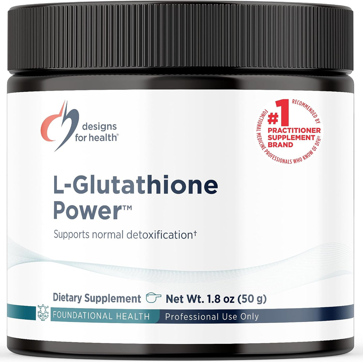 Designs for Health L-Glutathione Powder – Reduced Glutathione Powder for Antioxidant Support (50 Servings) - görsel 1