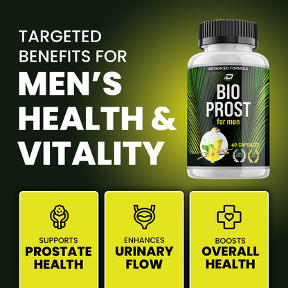 Indelo Bio Prost Supplement for Men – Advanced Formula Capsules (60 Capsules)