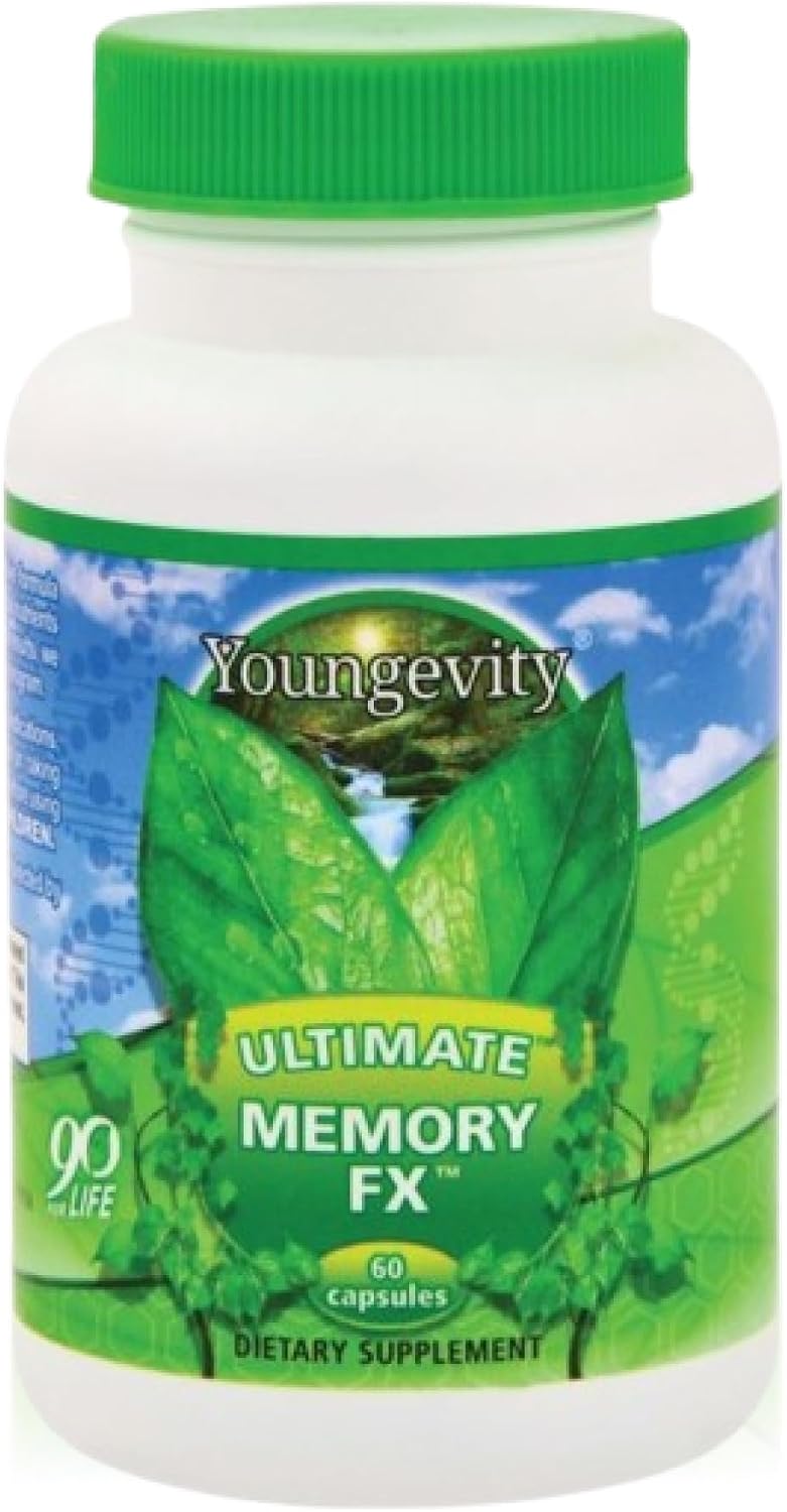 Ultimate Memory FX - Brain Health Supplement with Ginkgo Leaf, Periwinkle Herb & Vitamins - görsel 1