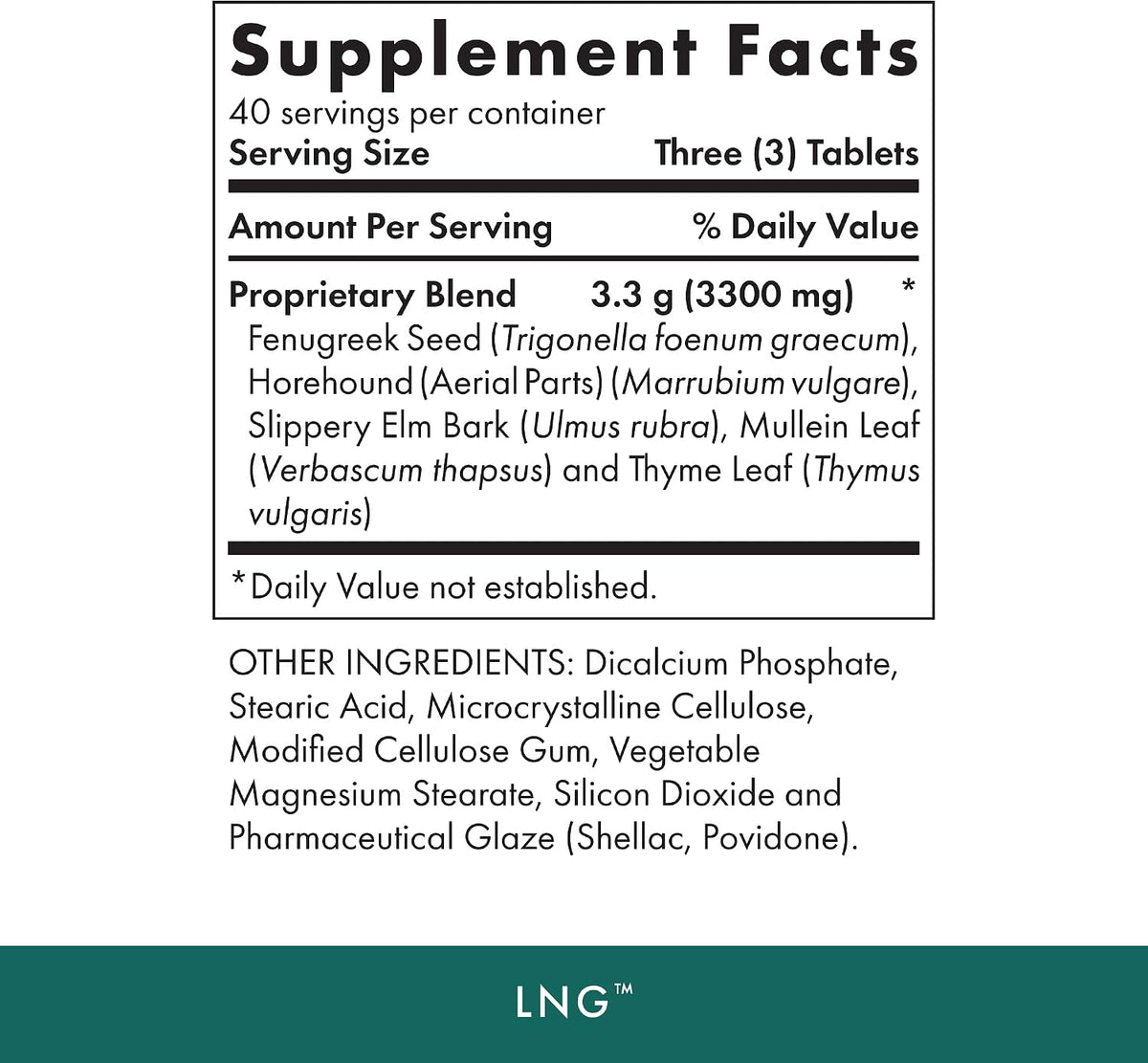Michael's Health Naturopathic Programmes LNG - Herbal Lung & Respiratory Support - 120 Vegetarian Tablets - görsel 2