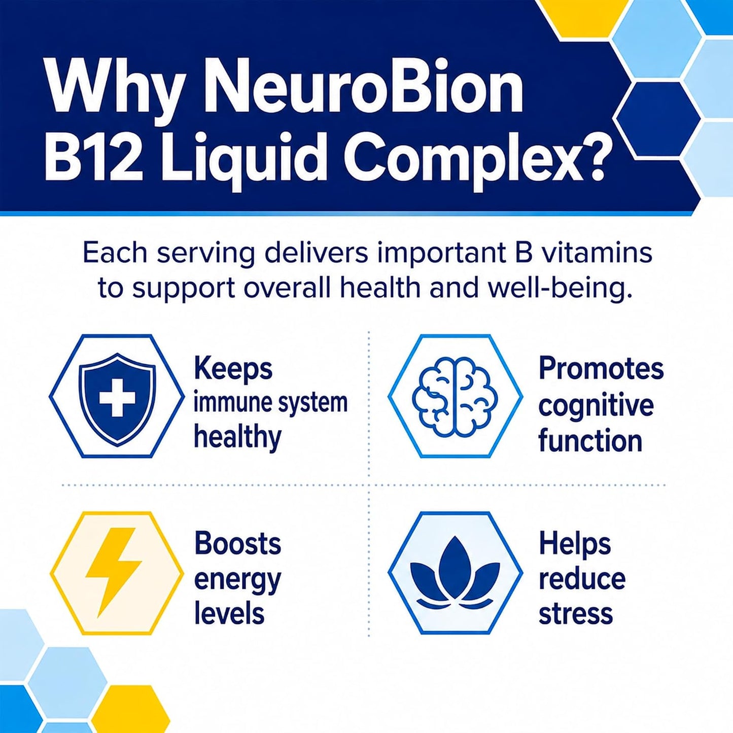 Neurobion Vitamin B12 B Complex Liquid Food Supplement - Citrus Flavour, 473 ml - görsel 6