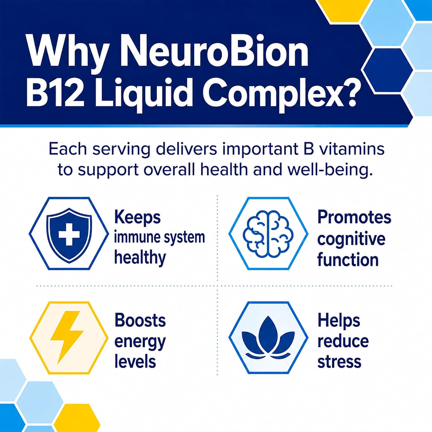 Neurobion Vitamin B12 B Complex Liquid Food Supplement - Citrus Flavour, 473 ml - görsel 6