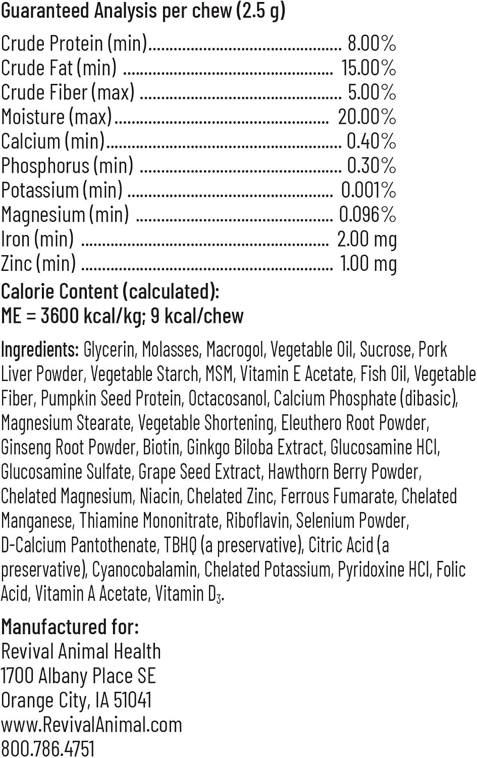 Breeder’s Edge Oxy Stud Male Supplement for Dogs & Cats – 60 Soft Chews - görsel 8