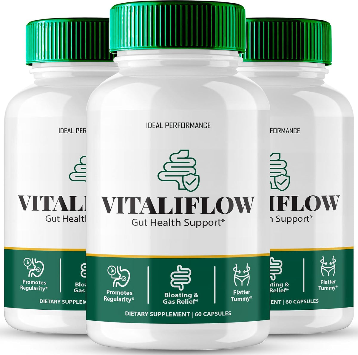 Vitaliflow Probiotic Supplement Capsules (3 Pack) - görsel 1