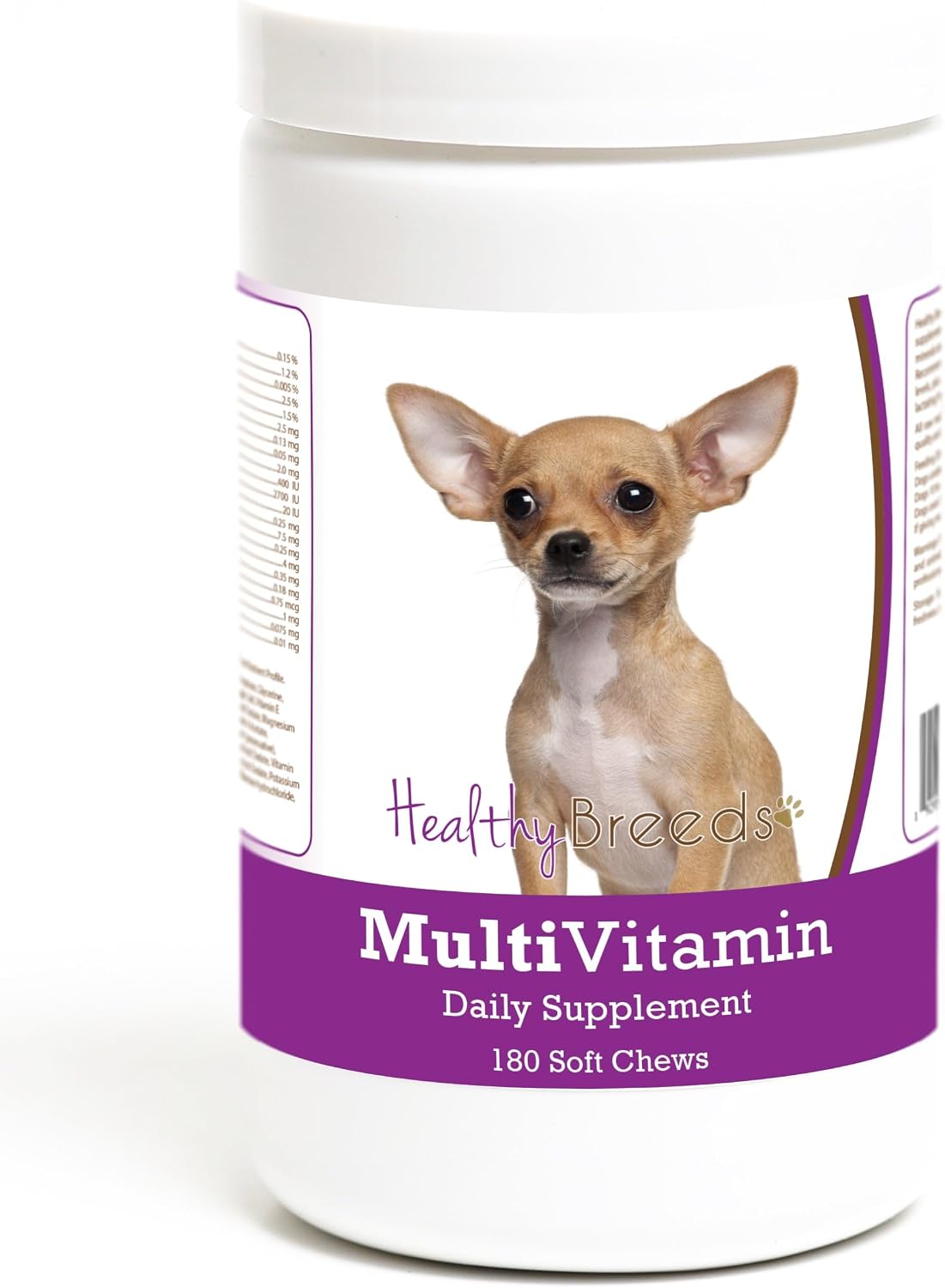Healthy Breeds Chihuahua Multivitamin Soft Chews for Dogs, 180 Chews - görsel 1