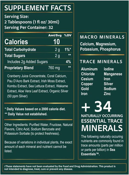 Wellgenix Sea Essentials Liquid Trace Minerals, 6-Pack, 946 ml Each