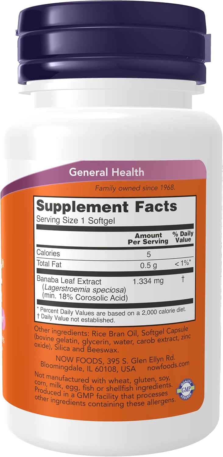NOW Foods GlucoFit, 60 Softgels (Pack of 3) - görsel 2