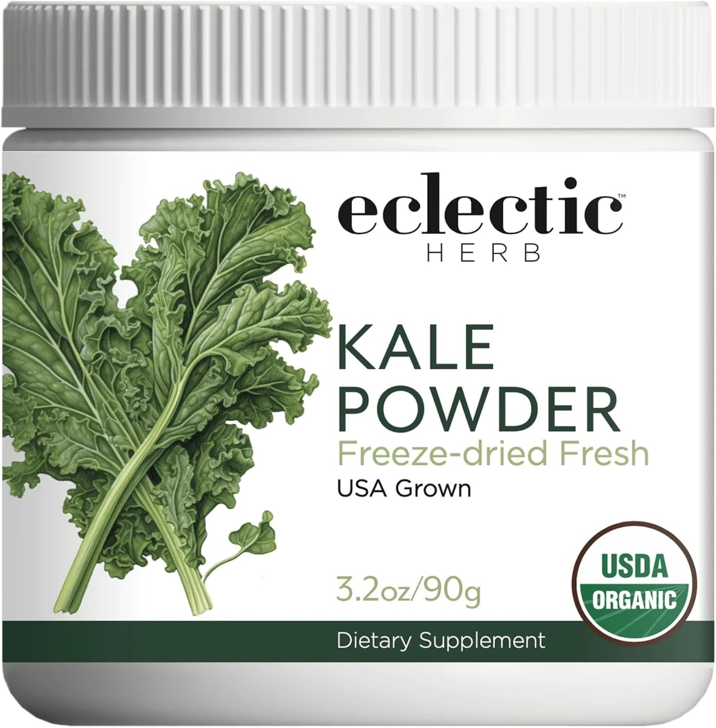 Eclectic Herb Organic Kale Powder - Superfood Supplement (91g) - görsel 1