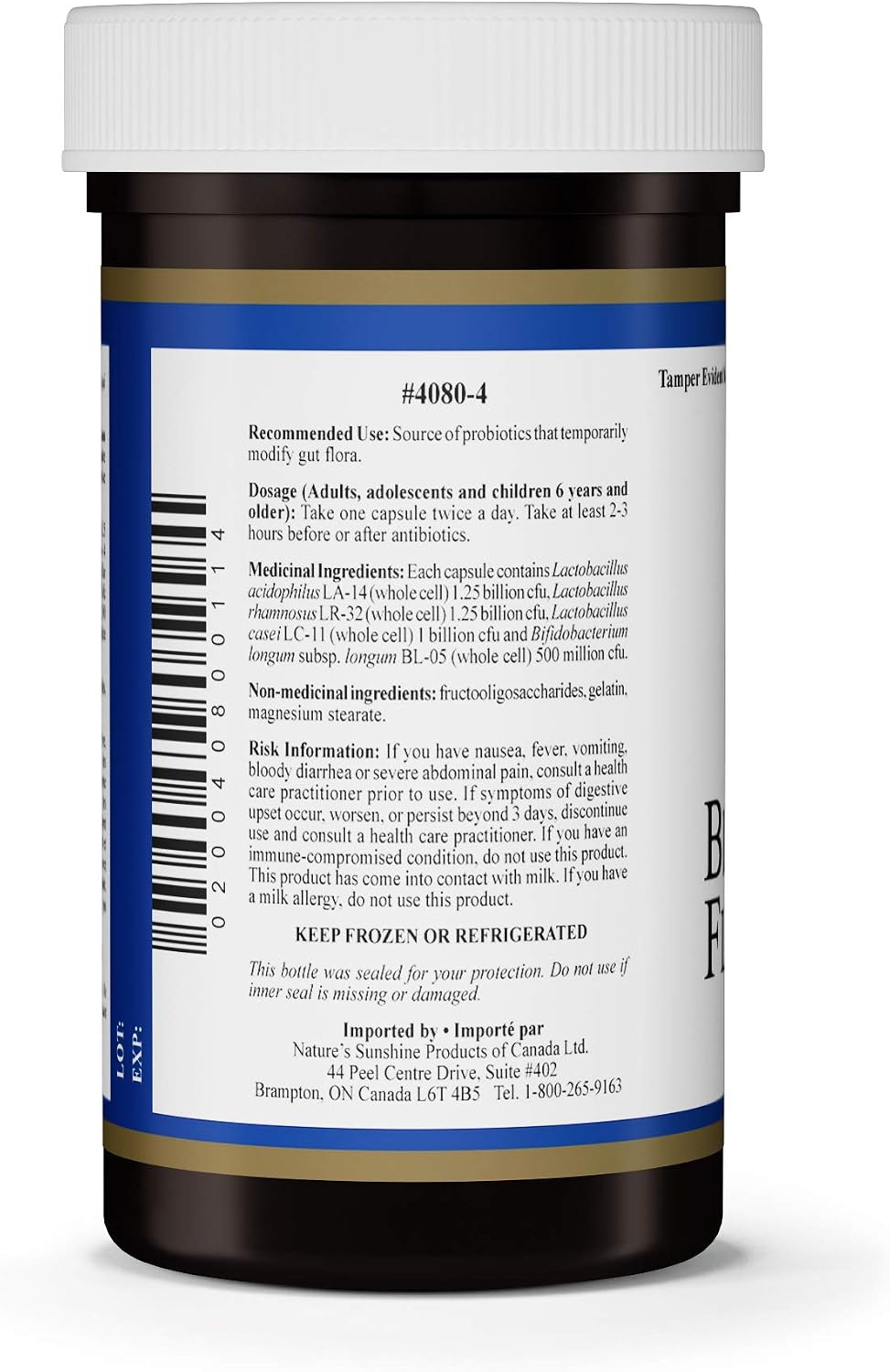 Nature's Sunshine Bifidophilus Flora Force - 90 Capsules - görsel 2