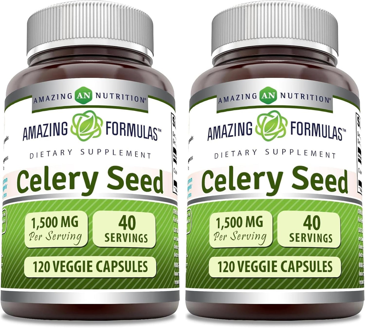 Amazing Formulae Celery Seed Extract | 1500 mg per Serving | 120 Vegetable Capsules - görsel 6