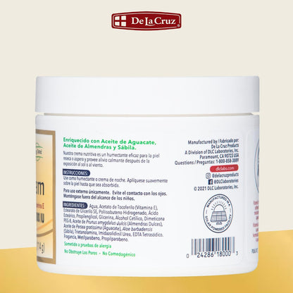 De La Cruz Vitamin E Cream Moisturiser for Face and Neck - 113 g