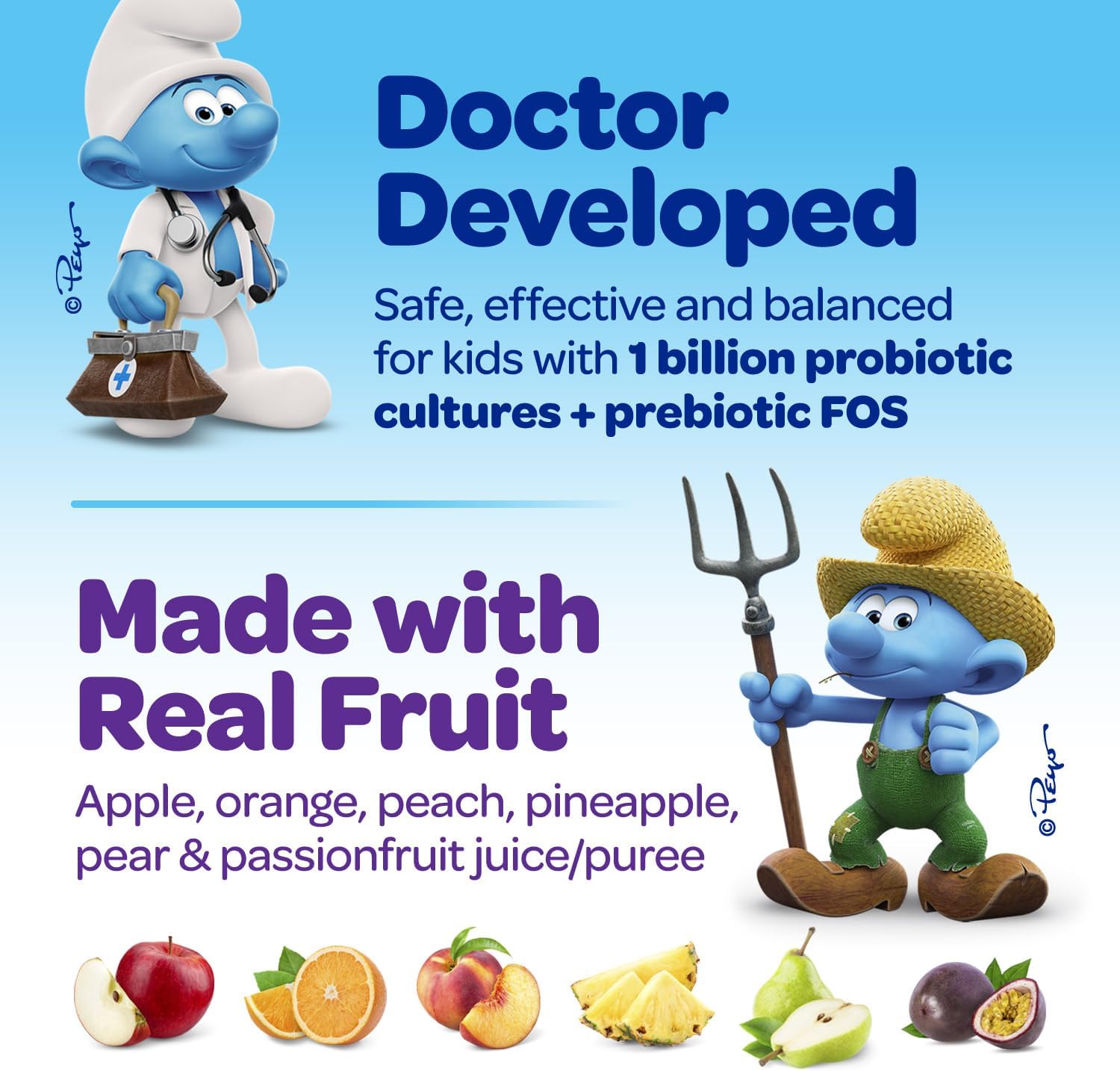 Smurfs Pre and Probiotics for Kids Gummies - görsel 5