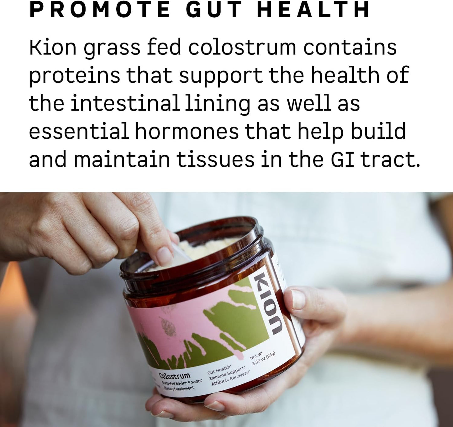 Kion Colostrum | Grass-Fed Bovine | Gut Health and Immune Support | 30 Servings - görsel 3