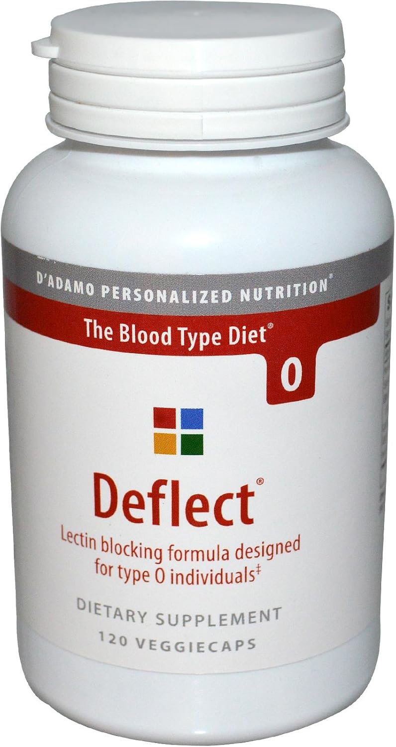 D'Adamo Deflect® O, Lectin Blocking Formula, 120 Vegetarian Capsules - görsel 1