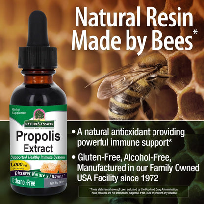 Nature's Answer Alcohol-Free Propolis Resin, 30 ml