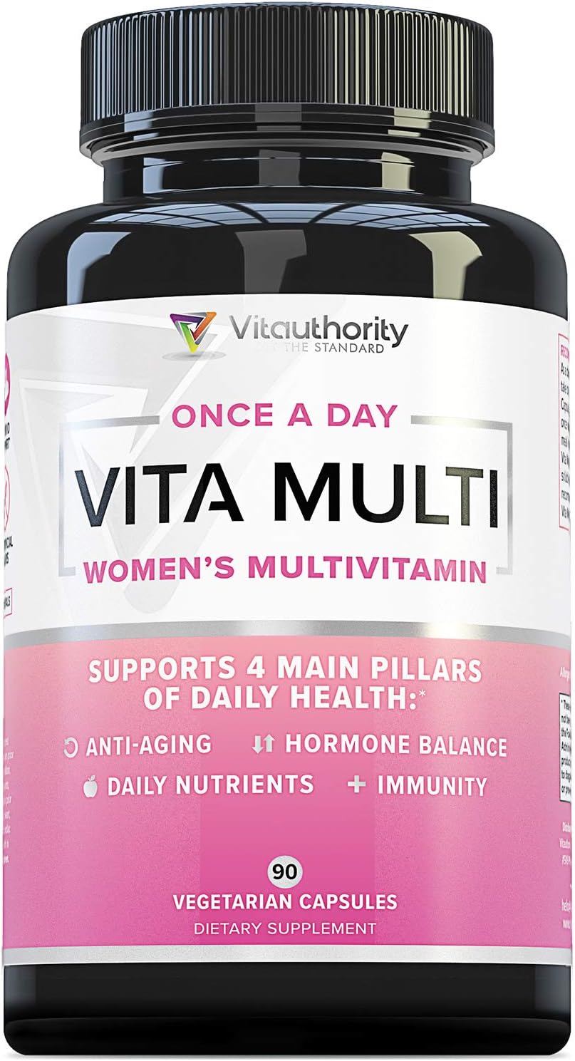 Vitauthority Multivitamin for Women – Daily Multi with DIM, Ashwagandha, and Hyaluronic Acid - görsel 1