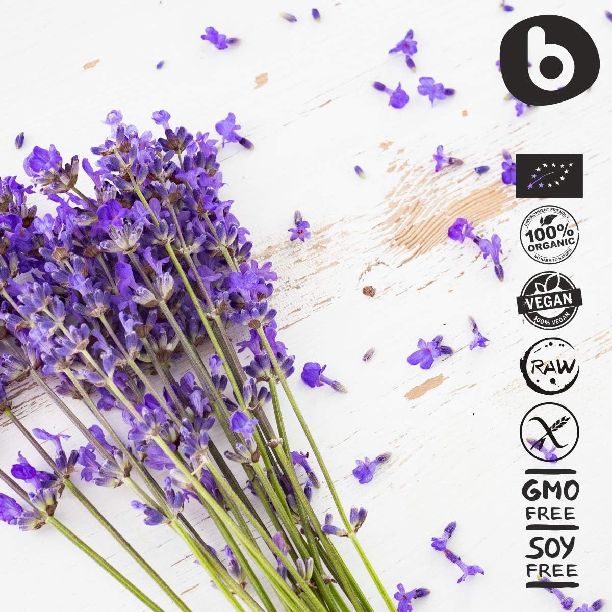 Organic Lavender Capsules – Lavender Pills for Relaxation and Balance – Natural Supplement – Non-GMO, Gluten-Free – 90 Vegan Capsules - görsel 7